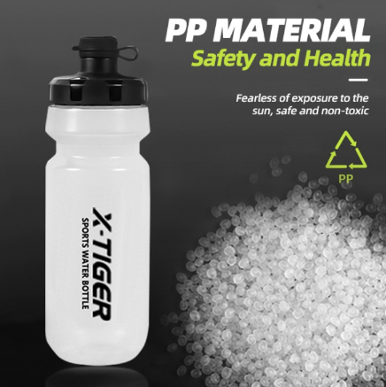 X-TIGER 650ML Cycling Water Bottle Bicycle Plastic Portable Large Capacity Dust Cover Outdoor Sports Water Bottle