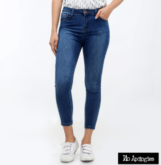 No Apologies Denim Long Pants High Waist Ladies NSB21-0410