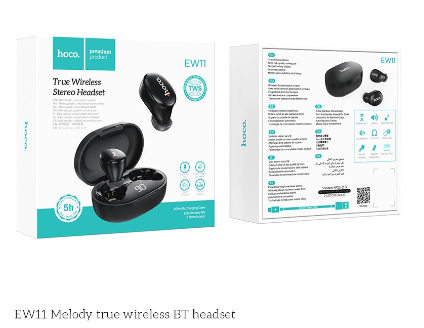 HOCO Ew11 Tws Wireless Bluetooth Headphones True Earphone Stereo Sports 5.1 With Microphone Earbuds