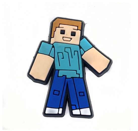 Cartoon Alex Sword Croc Jibbitz for Kids Minecraft Jibbits Charm Computer Game Jibits Crocks Shoes Accessories Shoe Charms Pins 02