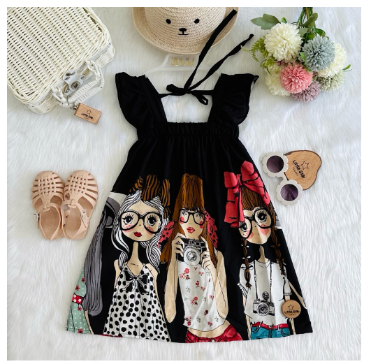 Littlestar Kids Flowy Maxi Summer Dress C23