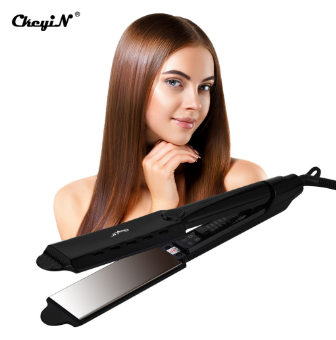 CkeyiN Hair Straightener 5 Temperatures Hair Iron Straightener Flat Iron Plantsa For Hair HS435A