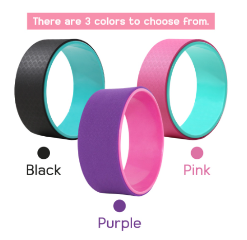 B&G Yoga Wheel, Circle Waist Shape Bodybuilding Pilates Gym Workout Back Training Model 6003