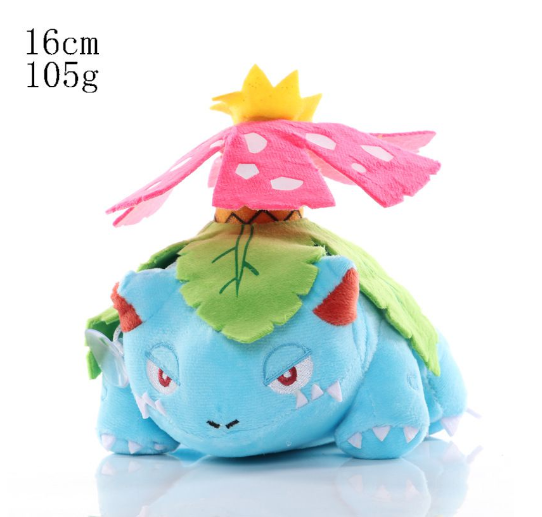 Anime Pokemon Pikachues Venusaur Bulbasaur Toys Cartoon Plush Doll AP1