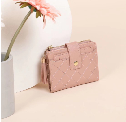 TT.BAG#8820 Korean Wallet Multi Card  Student  Fashion Wallet  Version Simple Short  Wallet Women