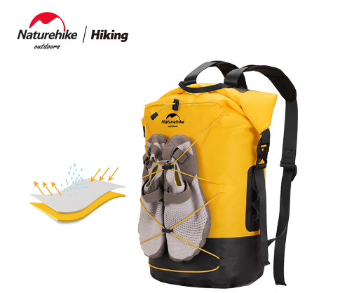 Naturehike Dry And Wet Separation Waterproof Bag Outdoor Seaside Diving Snorkeling Swimming Upstream Rafting Equipment