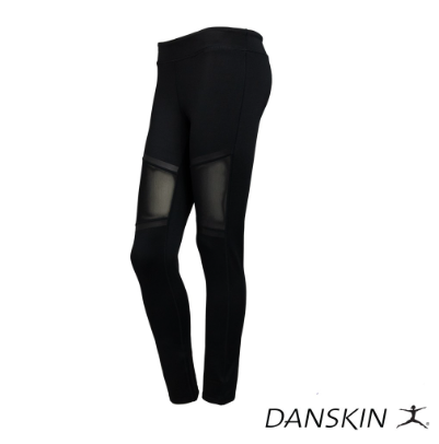 Danskin Body Fit Leggings w/ Mesh & Back Pocket for Gym Sports Wear Athleisure Women Activewear