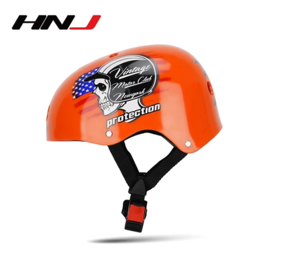 HNJ MOB-AA W-D Motorcycle Bike Nutshell Helmet Open Face Skateboard Helmets HNJ2