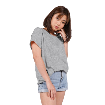 INSPI Drape Tops for Women Korean Top Trendy Tee Pambahay Blouse Cotton Shirt Yellow Blue Sleepwear (Clay)