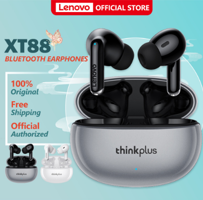Lenovo XT88 True Wireless Bluetooth 5.3 Earphones With Noise Canceling Touch Control With HD Stereo Sound Earpieces TWS Earbuds
