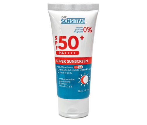 Dr. Sensitive Super Sunscreen for Face and Body SPF50 50ml