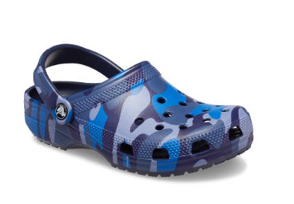 Crocs Classic Camo Redux Clog In Navy