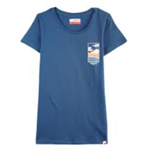 Bobson Ladies Basic Tees Regular Fit 105398 Blue