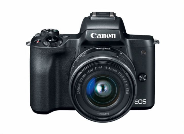 Canon EOS M50 Mark II Mirrorless Digital Camera with 15-45mm Lens (Black)