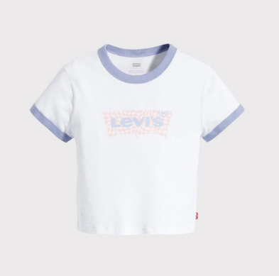 Levi's Women's Graphic Ringer Mini Tee A3523-0054
