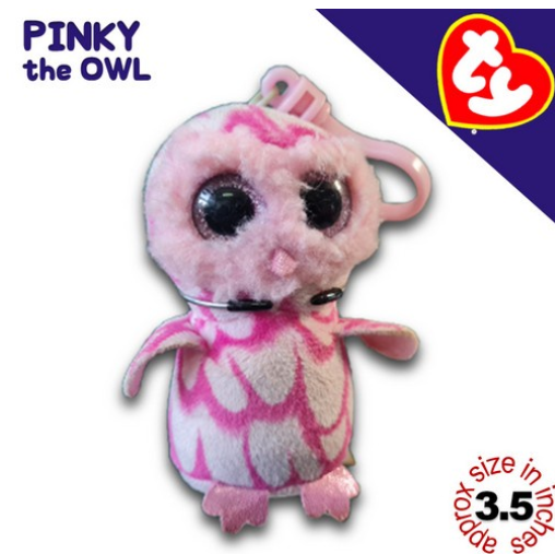 TY Key Clips-Chains Bag Charm Hanging Plushie Stuffed Toy Collection 1 PCC31