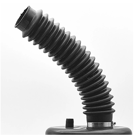 Autobike Air Filter Hose Cold Air Intake Black Motorcycle Flexible Hose