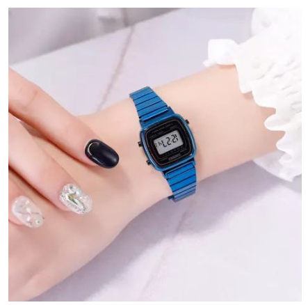 Skmei Women's Fashion Simple Stainless Steel Digital Waterproof Watch 1901 BLUE