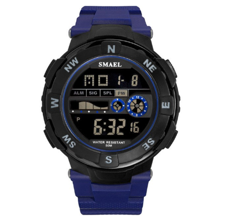 Smael 1361B Brand Men's Sports Watch Waterproof Digital LED Military Fashion Casual Electronics Wristwatch Clock M1