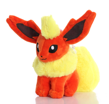 Animation Pokemon Flareon Plush Toys Doll Soft Stuffed Animals Toy for Kid