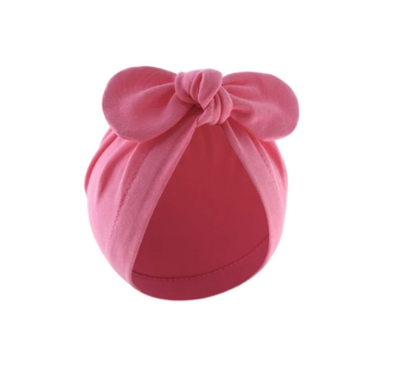 Some Baby Bowknot Beanie Hat Large Turban Hat for Newborn Boys Girl 0-12M Soft Breathable Headdress Universal Photo Hat BH11