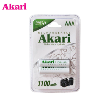 Akari Rechargeable Battery AAA (ARB1100MH-BP2)