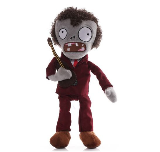 30CM Plants vs Zombies Plush Doll Peashooter SplitPea Clown Zombie Figures Soft Stuffed Toys Kids Halloween Gift Z18