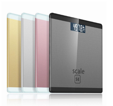 Infinite Scale Digital LCD Electronic Tempered Glass Bathroom Weighing Scale