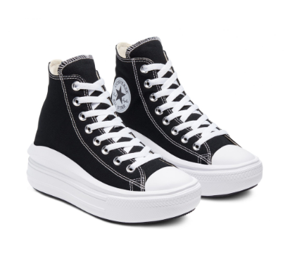 Converse Chuck Taylor All Star Move Hi Women's Shoes Black/White 568497c