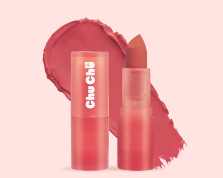 Chu Chu Beauty Matte Bomb in Peach Fizz