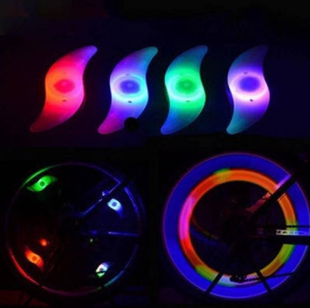 HONG MING NEW Bicycle Night Safety Warning Light Bicycle Riding Equipment Tire LED Spoke Light Lamp
