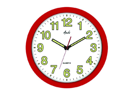 Asahi HC 2011 Glow in the Dark Round Wall Clock 11 inches