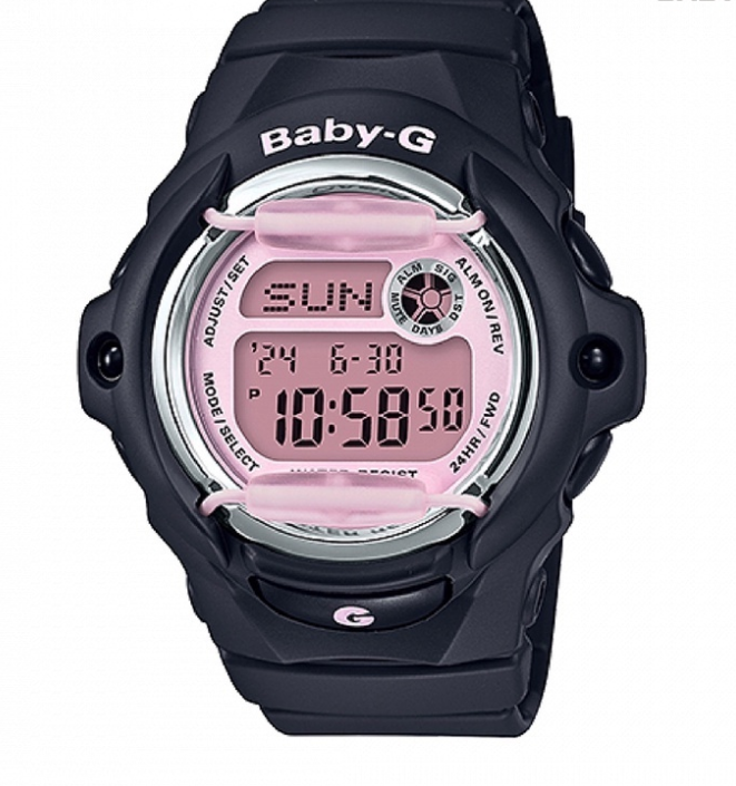 Casio Baby-g BG-169M-1DR Digital Rubber Strap Watch For Women