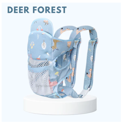 BestMommy Baby Carrier 4-Way Use With Kangaroo Travel Waist Bag Infant Comfortable Breathable Sling C12