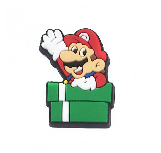 Cute Mushroom Flower Jibbitz for Crocs Pin Super Mario Game Croc Jibbits Star Shoe Charms Dragon Jibits Charm Men Shoes Accessories M15