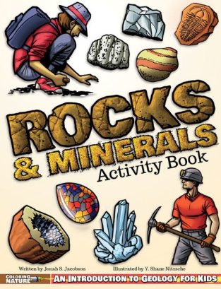 Rocks & Minerals: Activity Book An Introduction to Geology for Kids (Paperback) by Jonah S. Jacobson