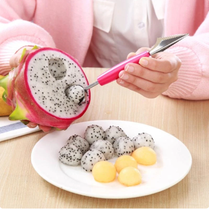 Multi Function Fruit Carving Knife Watermelon Baller Ice Cream Dig Ball Scoop Spoon Baller Kitchen DIY Cold Dishes Tools Gadgets