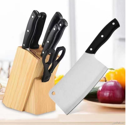 AZ 7pcs Kitchen Knife Set with Stand