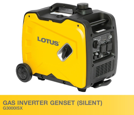 Lotus Gas Inverter Generator Set (SILENT) G2000ISX | G3000ISX | G4000IEX