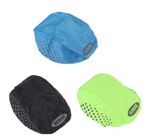 Reflective Bike Helmet Cover Waterproof Windproof Bicycle Helmet Rain Cover