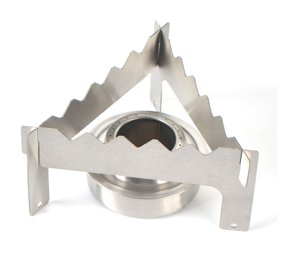 Super Alcohol Stove Cross Stand Foldable Ultralight Support Stand Stove Shelf Holder Burner Stand Stainless for Picnic