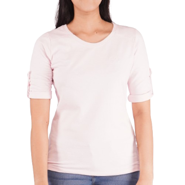 Stylistic Mr. Lee Ladies Basic Tees Regular Fit 123142 (Pink)