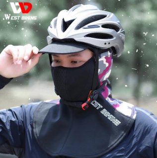 WEST BIKING Warm Cycling Cap Men Women Balaclava Sport Scarf Neck Warmer Ski Bicycle Motorcycle Running Head Hat