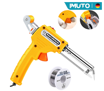 Imuto Soldering lron 220V CordedElectric Welding Soldering Gun Tool forCircuit Boards Maintenance