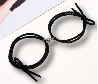 2pc of Magnetic Couple Bracelet Creative Charm Bracelet Jewelry / Couple Magnetic Weaving
