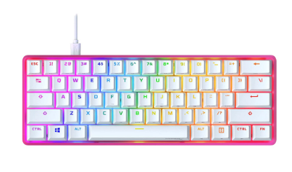 HyperX Alloy Origins 60 Wired RGB Pink Mechanical Gaming Keyboard - HX Switch Red (572Y6AA)