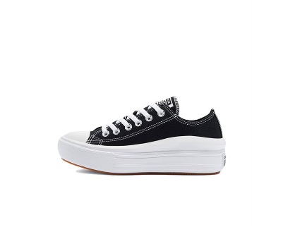 Converse Chuck Taylor All Star Move Canvas Platform Women's Sneakers - Black/White/White