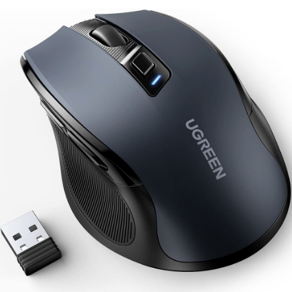UGREEN Ergonomic Wireless Mouse 2.40G 4000DPI Silence Design - PH