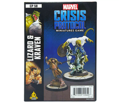 Marvel CP 58 Crisis Protocol Lizard & Kraven Character Pack