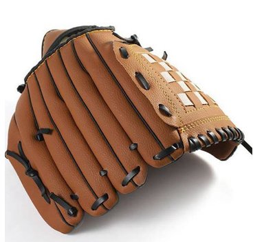 Baseball Glove Outdoor Sports Black Baseball Train Glove Softball Practice Glove Right Hand Unisex